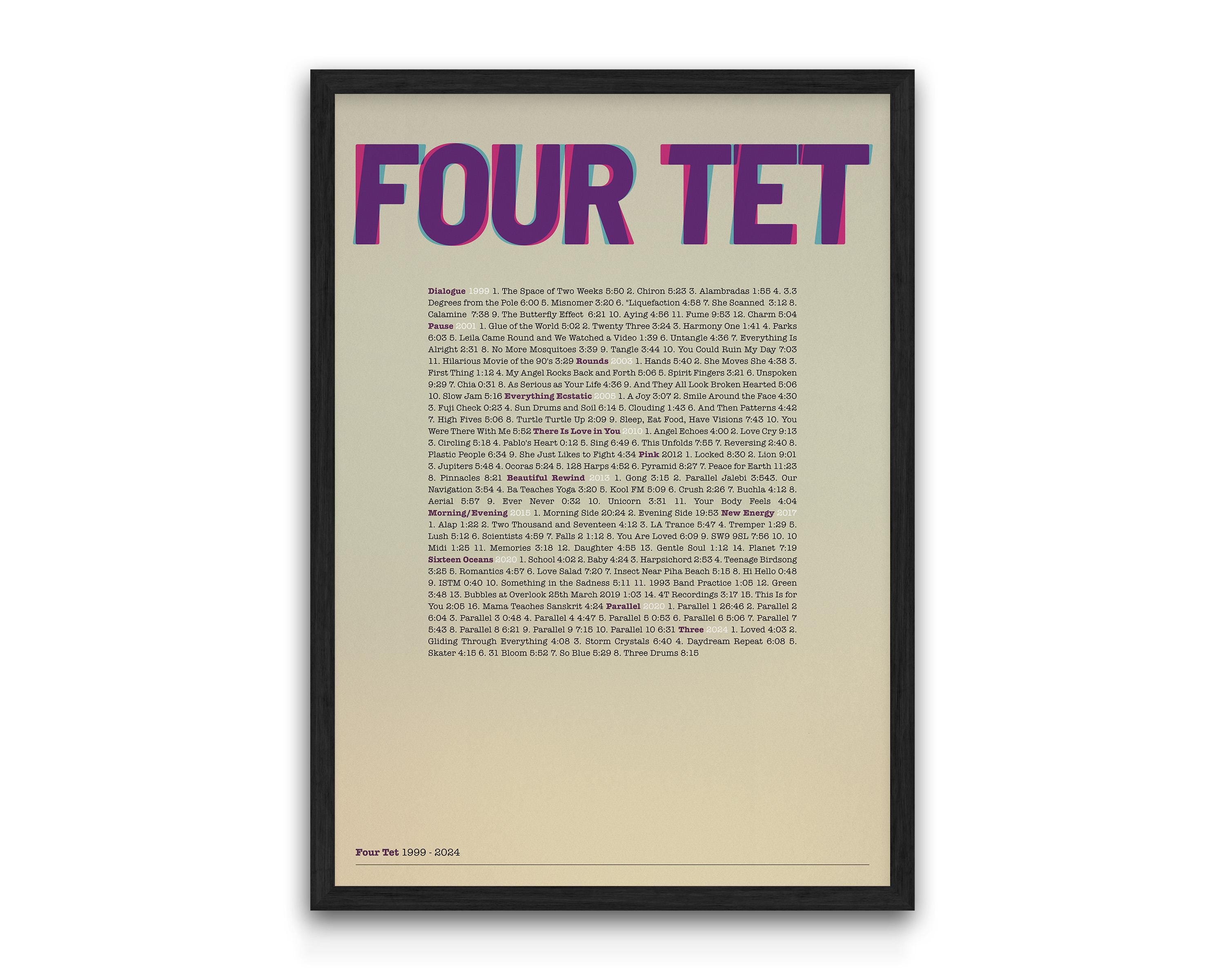 Four Tet Poster - Etsy