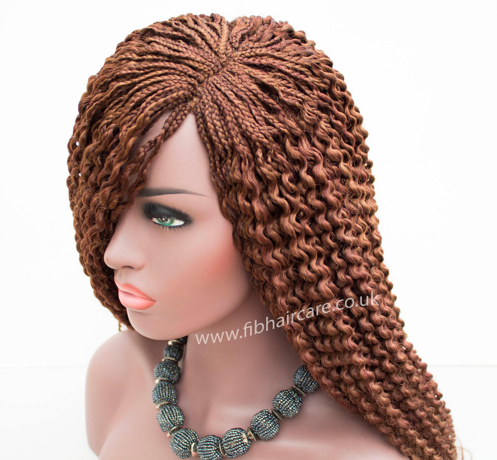 Braided Wig SHADE WAVY CURLS360 Lace Wig or Front Lace Etsy