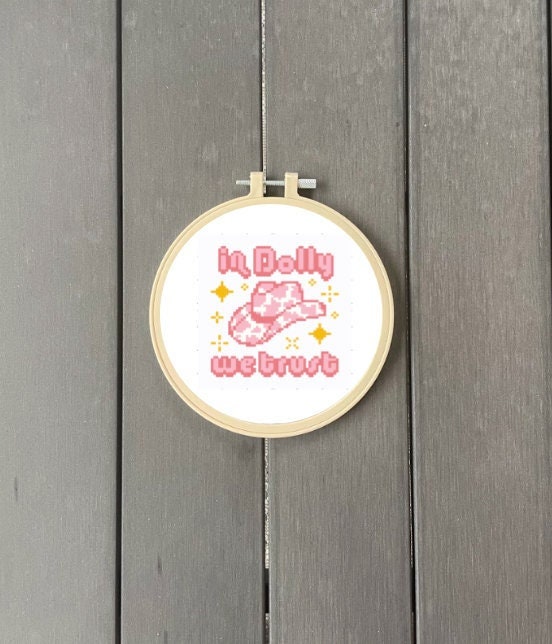 In Dolly We Trust Cross Stitch Pattern