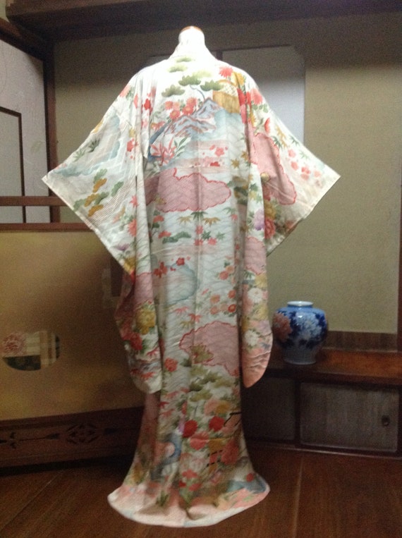 japanese silk kimono dressing gown