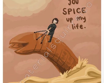 Dune Sandworm Art Print