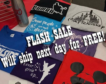 VENTA FLASH - Seleccione diseños y camisetas de tamaño disponibles