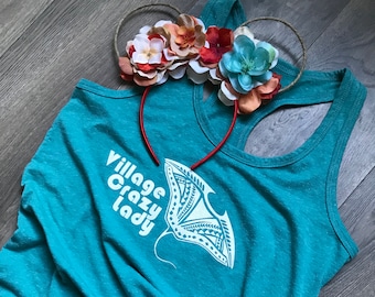 Village Crazy Lady - Disney Moana inspired Tank
