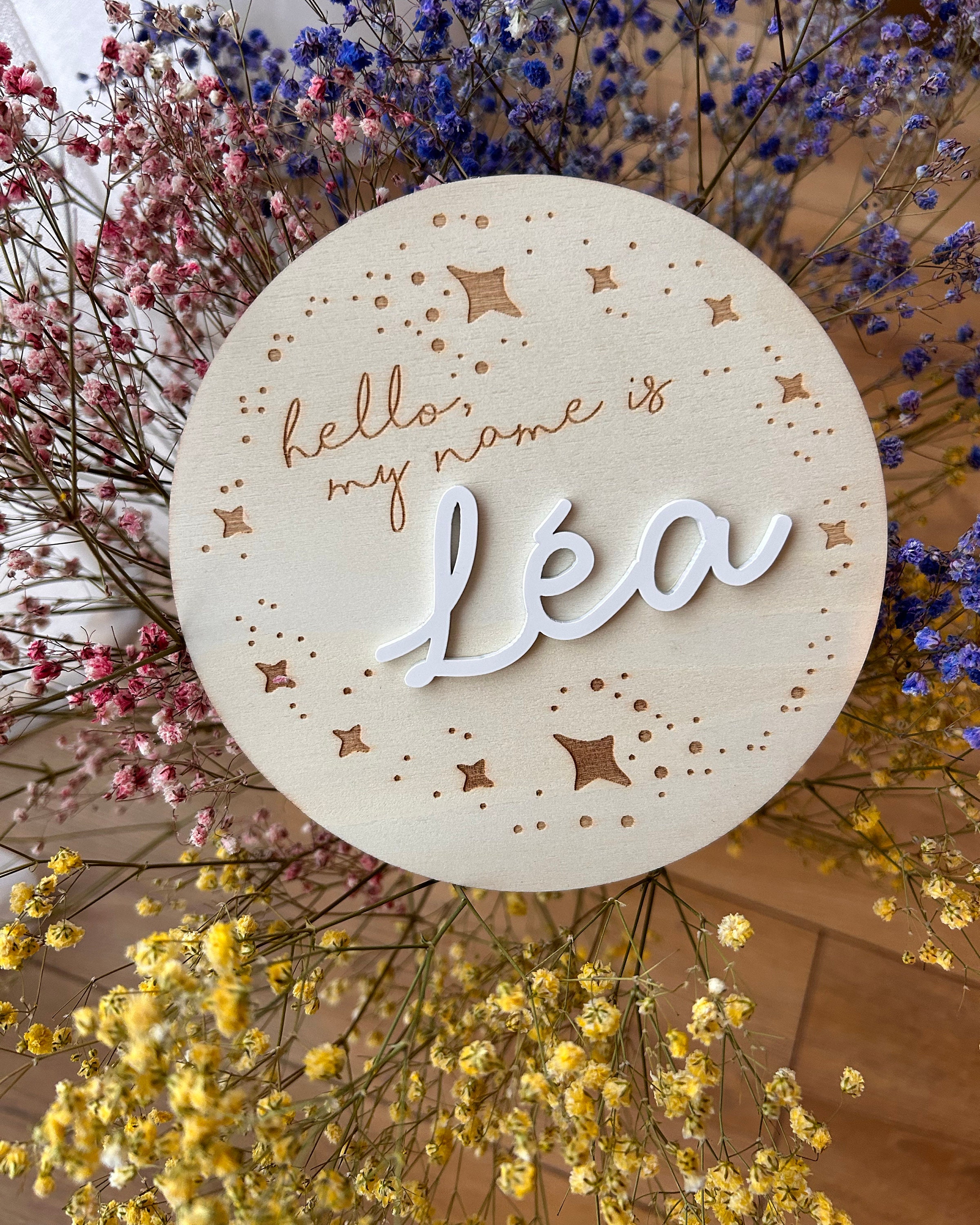 Personalised Baby Name Plate Etsy