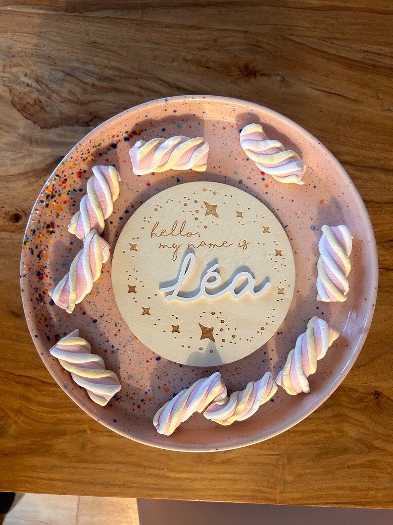 Personalised Baby Name Plate Etsy