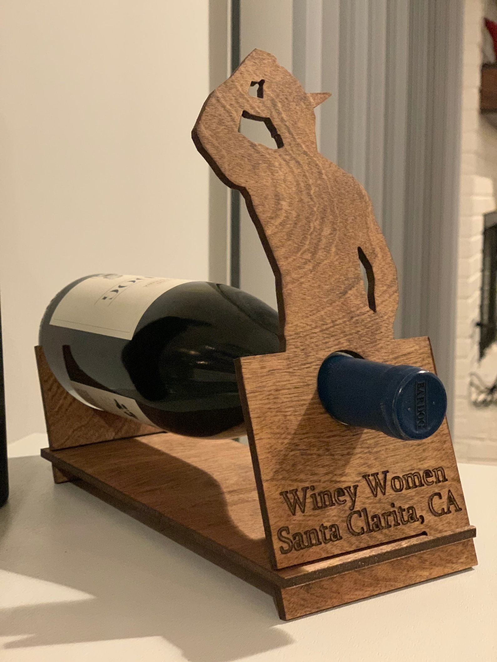 Naughty Cowboy Wine Bottle Holder Etsy