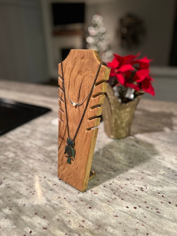 Necklace Stand - Jewelry Display - CNC Project - Template and Product