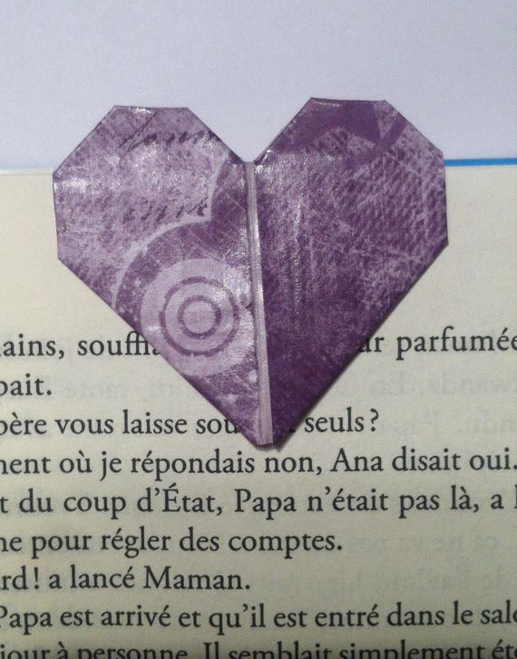 Lesezeichen Spezial Muttertag Herzen Getan Origami Lesezeichen