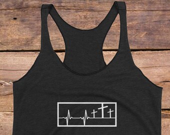 Training Tank für Frauen-Christian, Christian-Tank-Top, Bibel-Vers-Tank, Jesus Shirt für Frauen, Christian Hemd, Geschenk für Läufer
