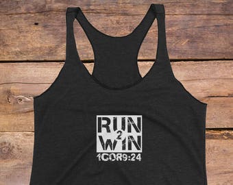 Workout tank for women christian, Running tanks for women bible verse, Jesus shirt for women, Christian shirt, Lifting tank, Gift for runner