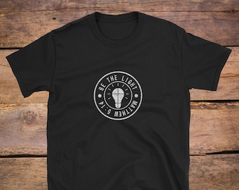 Mateo 5 14/Camisa cristiana para hombres/Camiseta gráfica cristiana/Regalo cristiano/regalo de bautismo/regalo de la Biblia/camiseta de fe/regalo para hombres