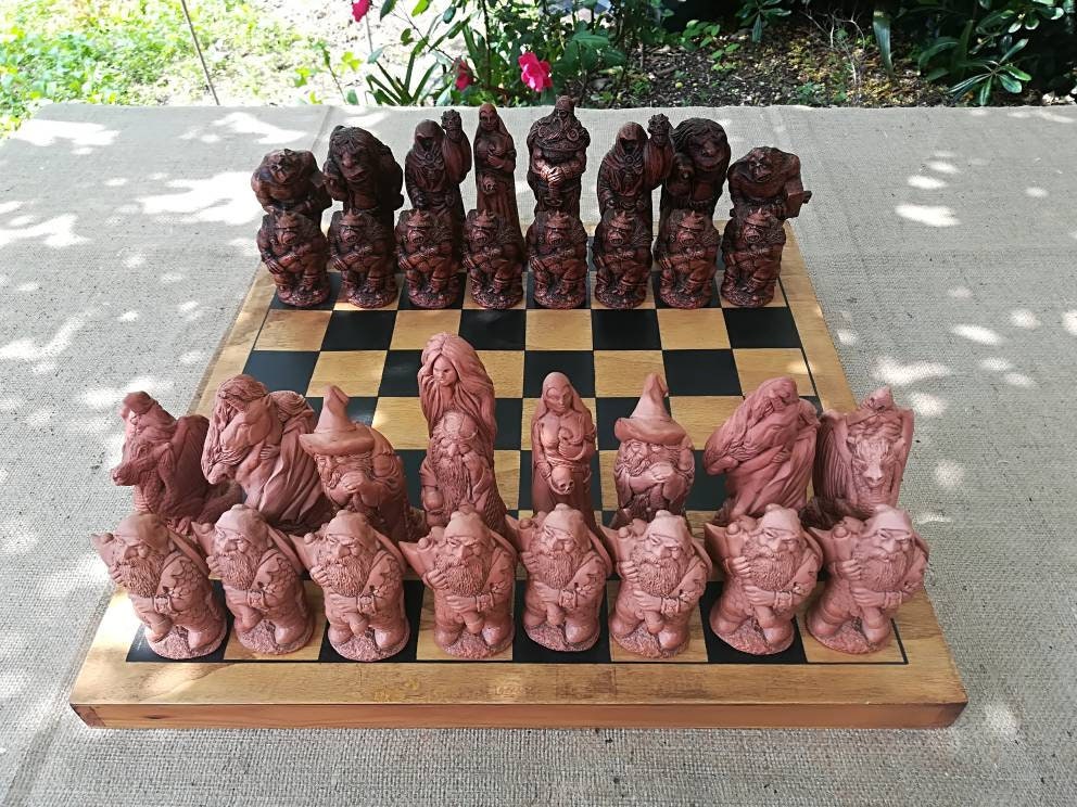 Atlantic Classic Chess Pieces Staunton Sheesham Boxwood 3.75 -  Portugal