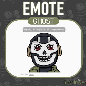 Call of Duty Ghost Emote (Twitch and Discord)