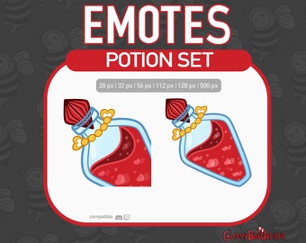 Healing Potion Bottle Emote Bundle