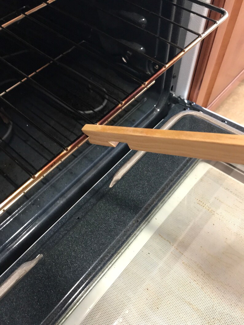 Wooden Oven Rack Pull Push Stick / Toaster Oven Pull Push Etsy