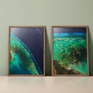 Luchtfoto Satellietbeeld Florida Keys