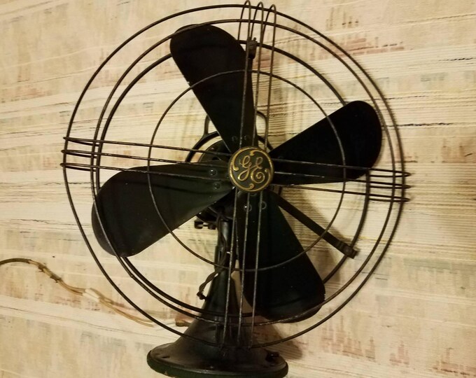 General Electric Antique Fan Cage Fan Vintage GE Fan Etsy