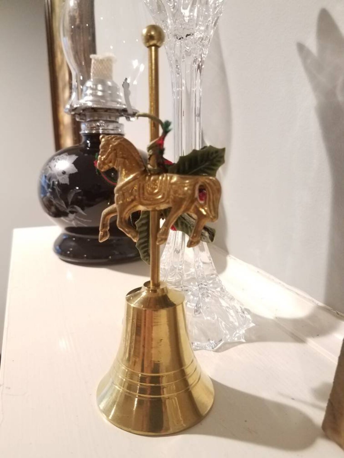 Brass Dinner Bell christmas Dinner Table Bell Decorative Etsy