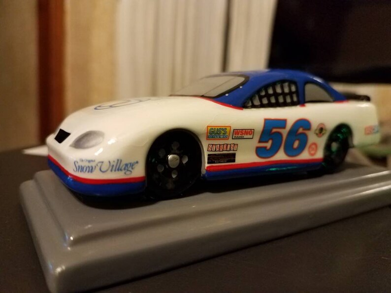 Nascar porcelain vintage collectible car A15490918 department 56 Home office mechanic shop decor nice gift for Nascar collector race car