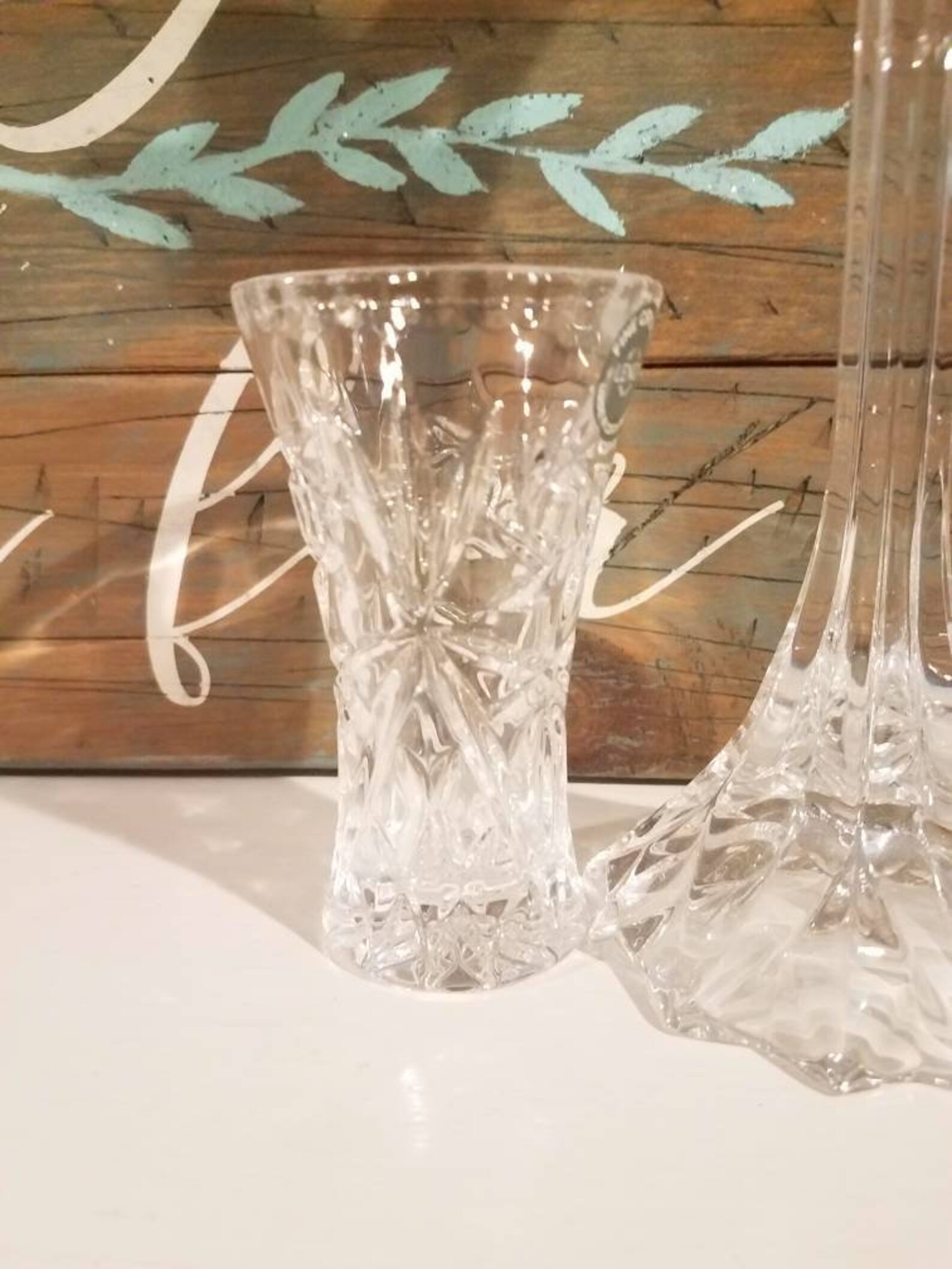 Lenox crystal star vase Lenox collection crafted of European Etsy