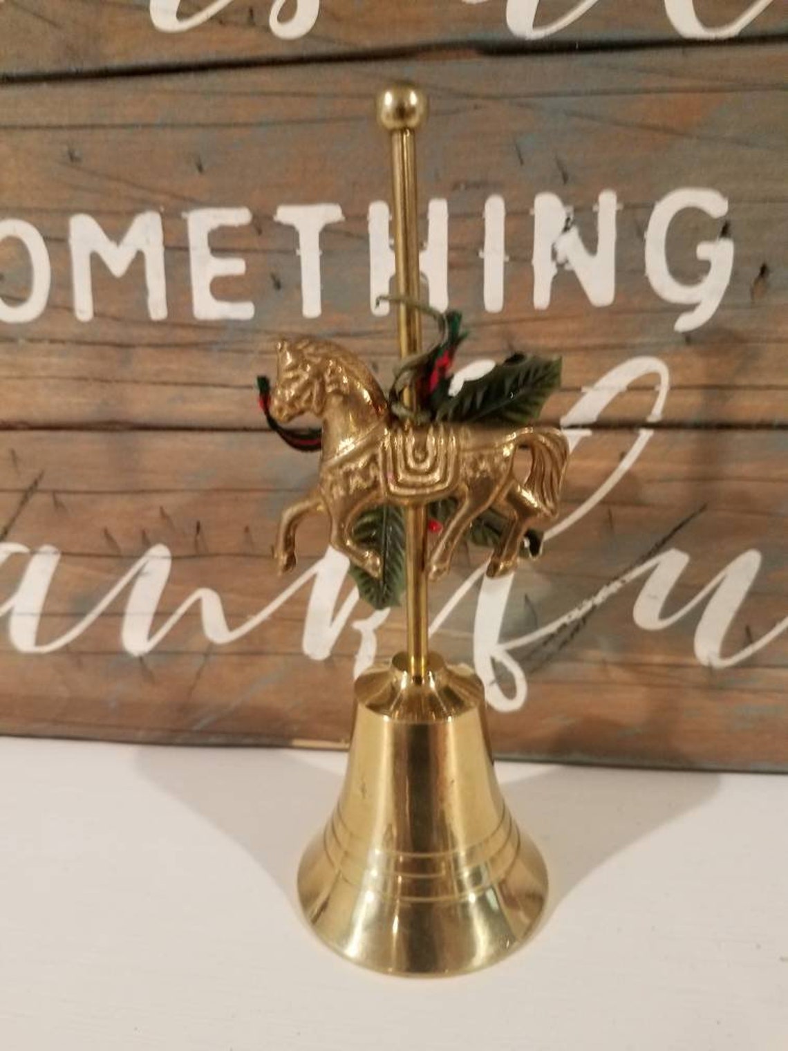 Brass Dinner Bell christmas Dinner Table Bell Decorative Etsy