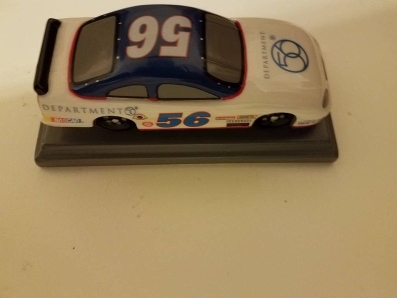 Nascar porcelain vintage collectible car A15490918 department 56 Home office mechanic shop decor nice gift for Nascar collector race car