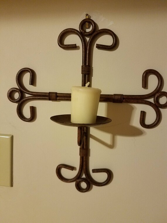 Sconce Wall Candle Holder Metal Rustic Castle - Metal Candle Holder For Wall Sconce Wall Candle Holder Metal Rustic Castle - Metal Candle Holder For Wall