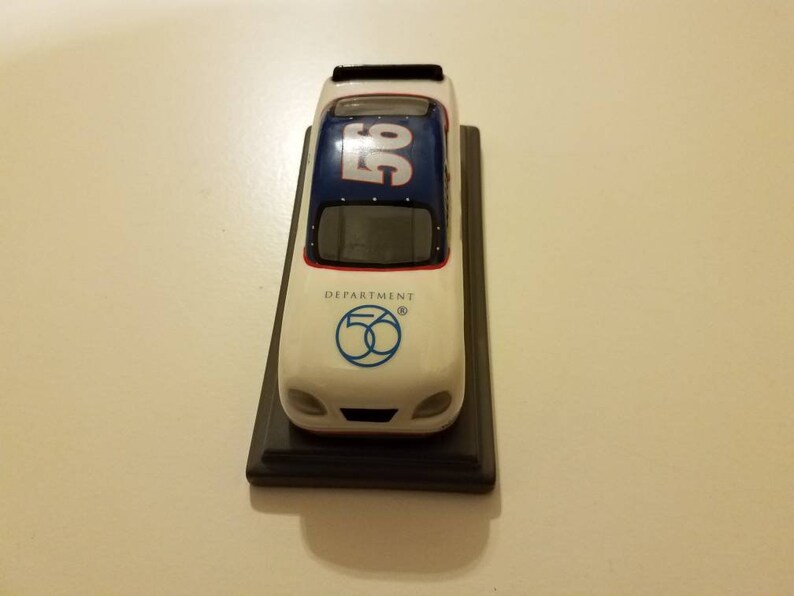 Nascar porcelain vintage collectible car A15490918 department 56 Home office mechanic shop decor nice gift for Nascar collector race car