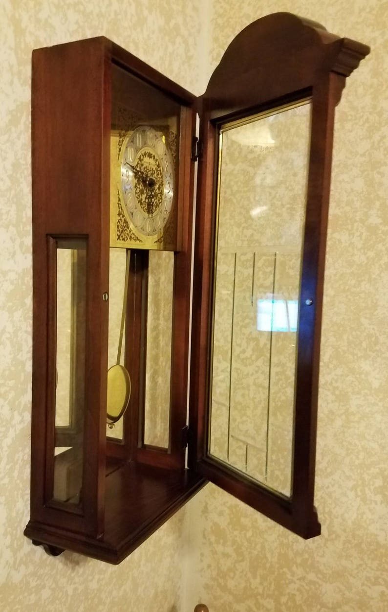Wall clock vintage Howard Miller grandma clock made in Germany Etsy