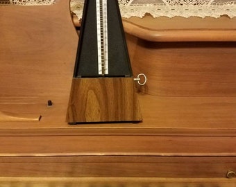 Metronome West Germany vintage windup no battery needed piano metronome accurate tempo metronome all instruments metronome, musicians gift