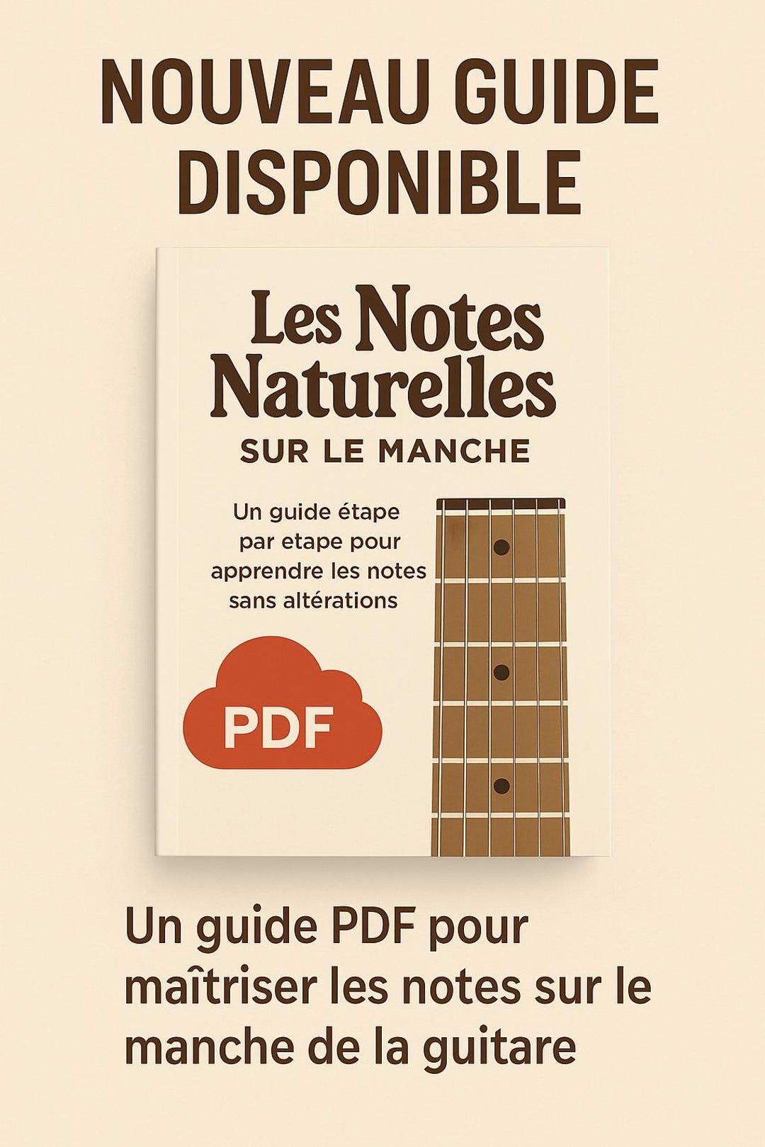 PDF Guide – Learn the Natural Notes on the Guitar Neck | Clear and ...