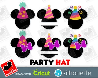 Mouse Ears Party Hat SVG – Cutting Machine Files (Digital Download)