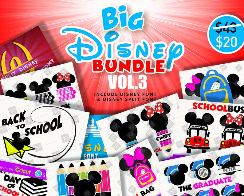 Disney Bundle Svg Back To School Disney Svg Files Minnie Mouse Ear Minnie Mouse Svg Disney Svg Bundle Disney Svg Files For Cricut Dxf Files Clip Art Art Collectibles Testingcapital Com