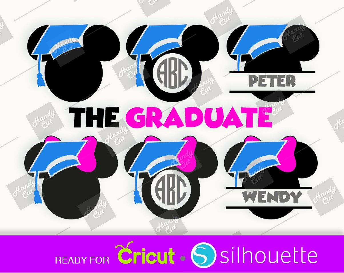 Download Minnie Graduate SVG Mickey Graduate SVG Disney graduate ...