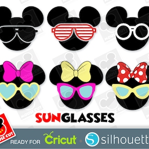 Mouse Ears Sunglasses SVG cut files - Mouse Sunglasses svg - mousecut svg