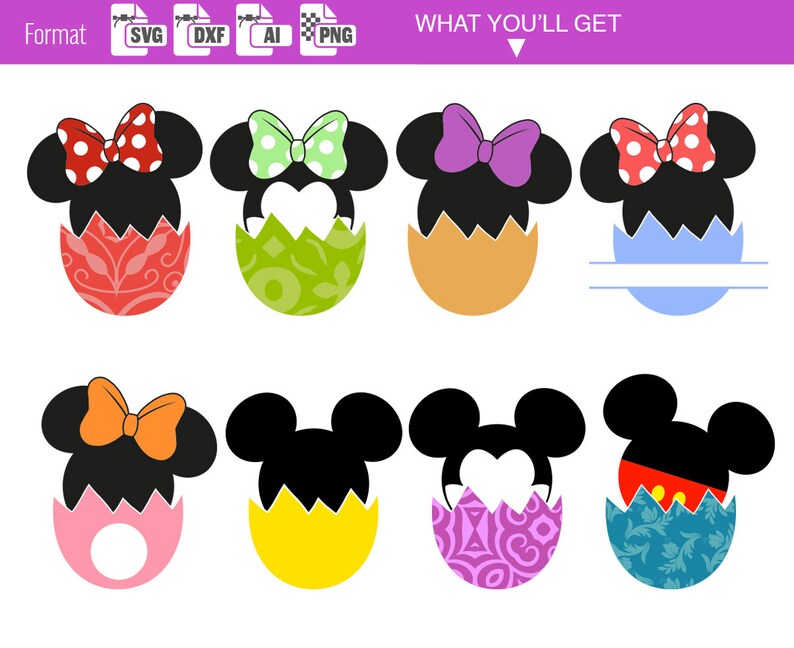 Download Disney Easter Egg svg Minnie mouse svg Disney svg Mickey ...