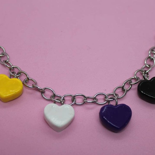 Non-Binary Charm Bracelet