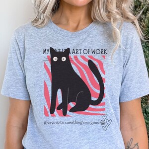 Cat Mom Shirt Black Cat Tee's  Girls Cat Dad T Shirt Unisex Comfy Colors Retro Style Shirt Vintage Cat T Shirt Cat Lover Shirt Gift Idea