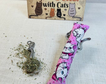 Cat Marie Catnip Kicker, Organic Catnip Kicker, Pink Cat Toy, Kicker, Cat Marie, Aristocat, Aristocat Disney , Kitten Toy, Silvervine,