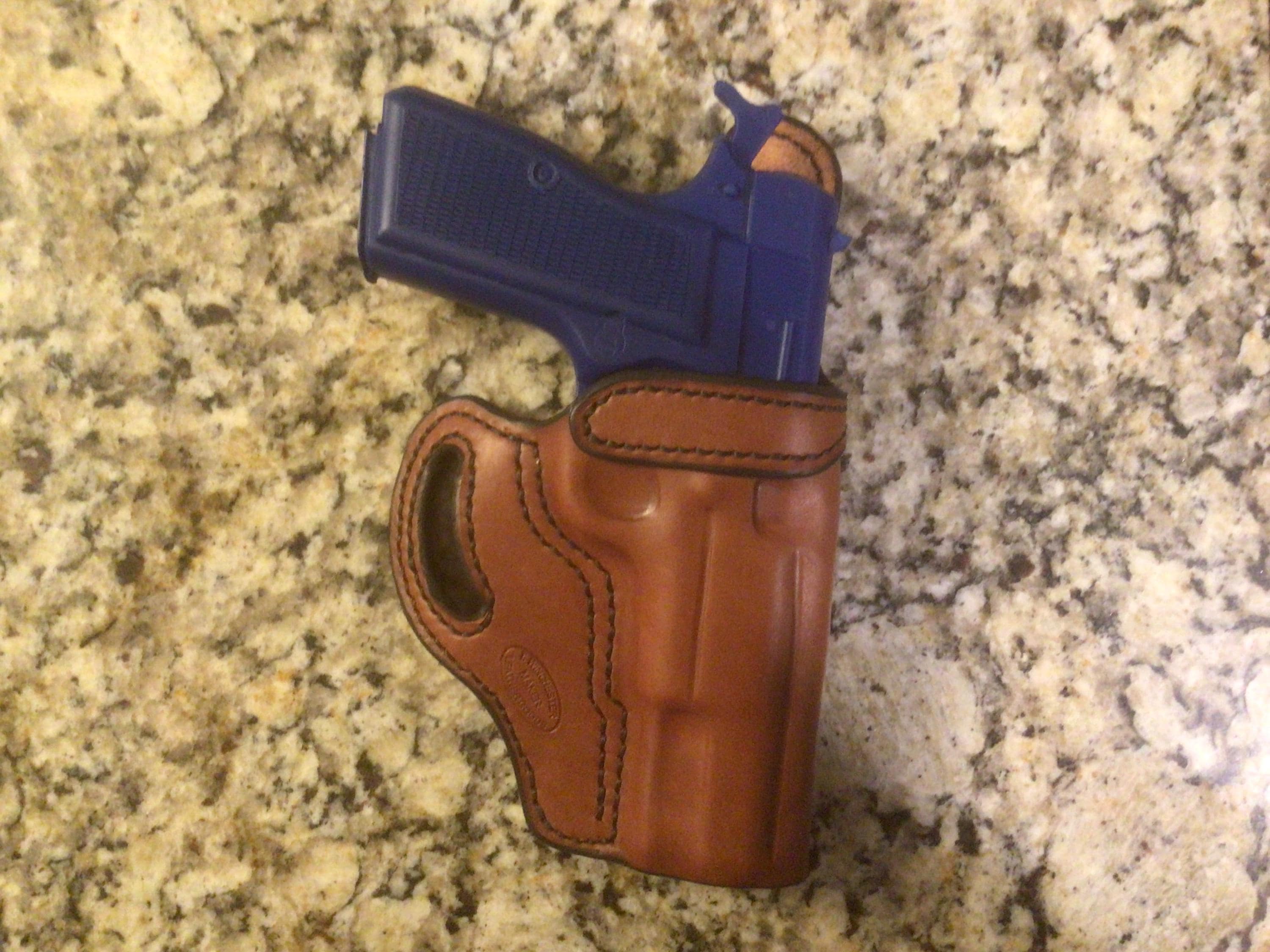 OD Green OWB Holster - Right Hand, Optic Ready, For FN/Browning Hi-Power (Boltaron Tactical Holster)