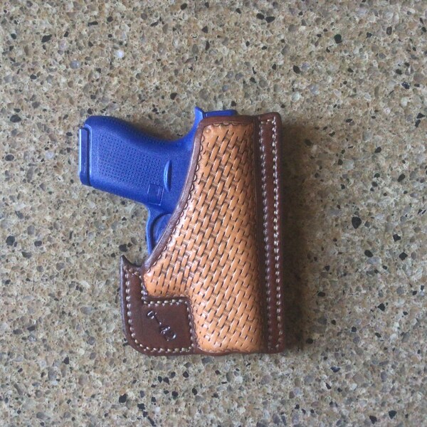 Leather Holster Glock 42 Etsy