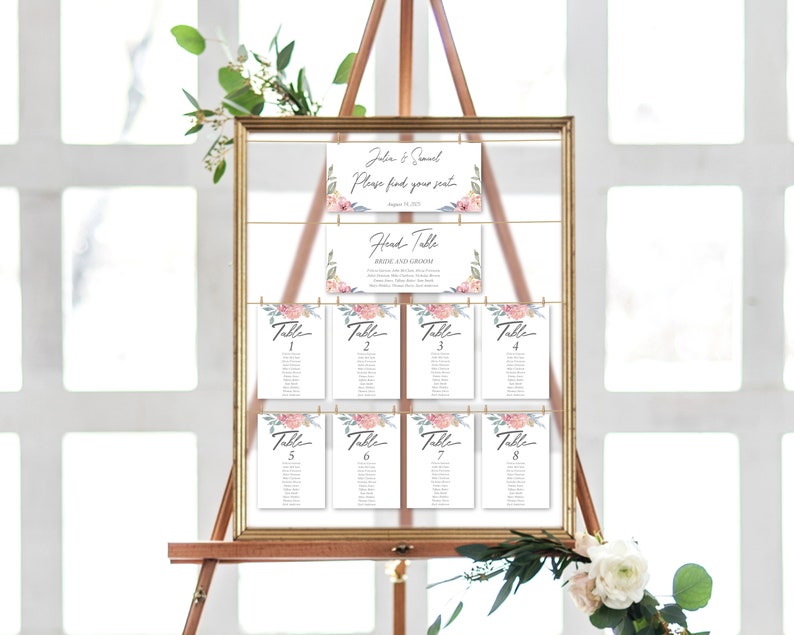 Diy Seating Chart Board