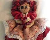 Romantic handmade salt paste doll