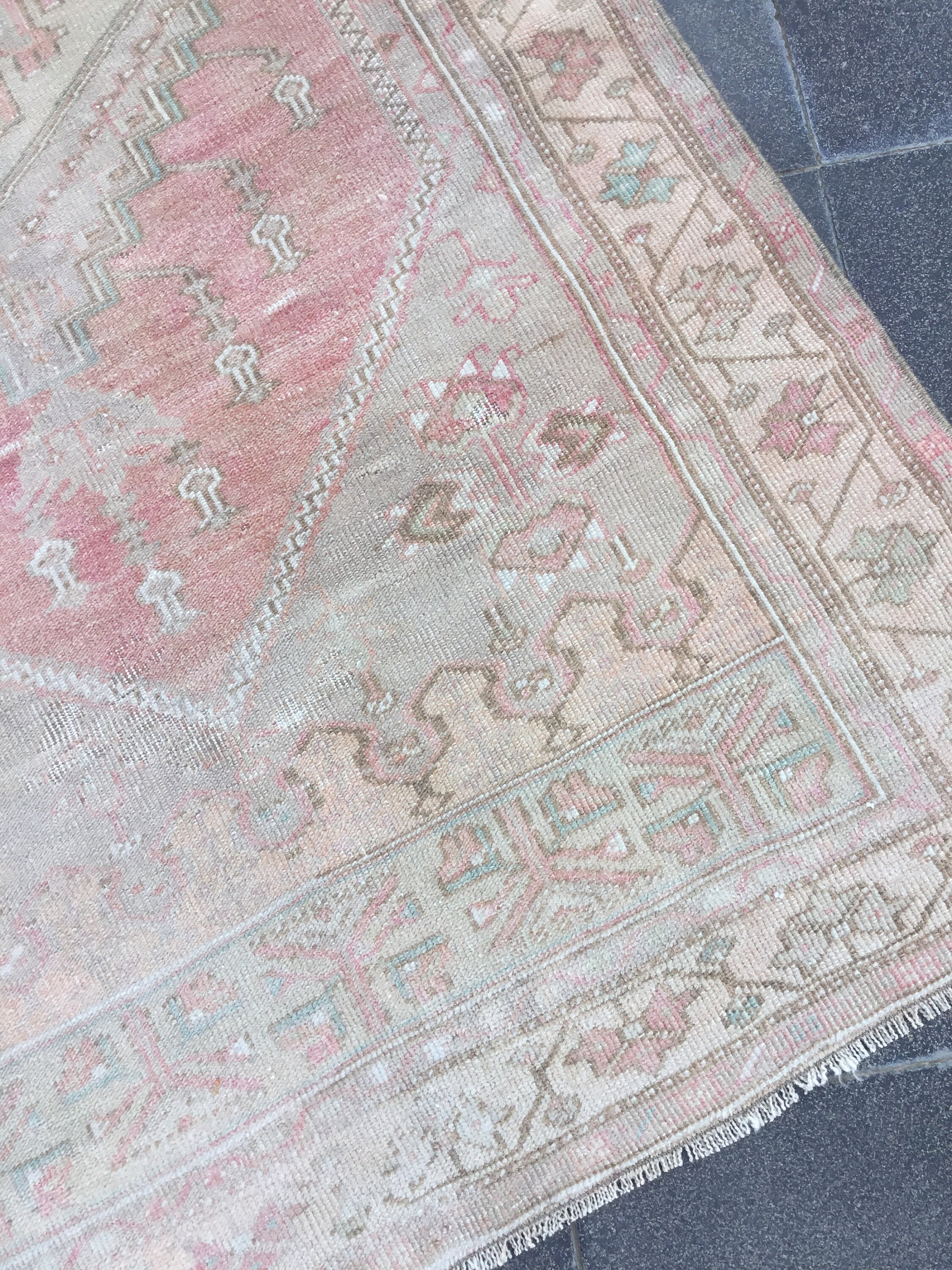6.6x3.3feet Turkish Anatolian Rug Oushak Rug Oushak Rug Anatolion Rug ...