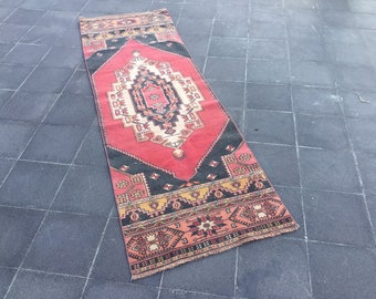 Alfombra del corredor, alfombra del corredor del piso, alfombra del corredor turco de 7.9x2.5 pies, alfombra del corredor kilim, alfombra del corredor vintage, alfombra del corredor oushak, alfombra del corredor del pasillo