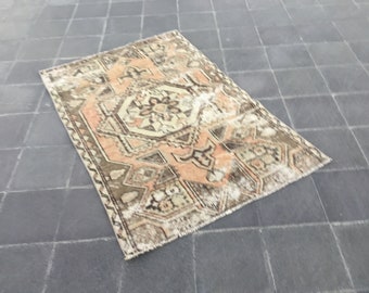 Oushak Teppich Vintage Teppich Türkischer Teppich Vintage Türkischer Teppich Bereich Teppich Handarbeit Wolle Anatolien Teppich