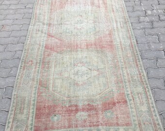 OUSHAK LÖPARMATTA Vintage Löparmatta HallmattaTurkisk Löparmatta 11x3,8 meter