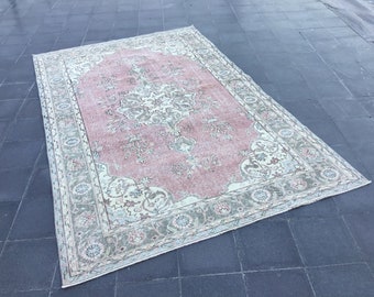 Alfombra Oushak, Alfombra Vintage, Alfombra, Alfombra Vintage Oushak, Rug Living, Alfombra Vintage, Alfombra Vintage, Alfombra de Lana Hecha a Mano