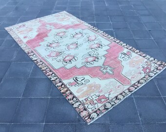 Alfombra Vintage Runner, Alfombra Oushak Runner, Alfombra Floor Runner, Kilim Runner, Turkish Runner Rug, 7.10x4.7feet