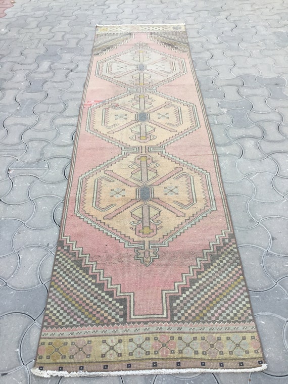 Oushak Rug Kilim Runner Rug Rug Runner 11.2x3.0ft Area Runner Rug Vintage  Oushak Rug  Runner Rug  Turkish  Rug Runner